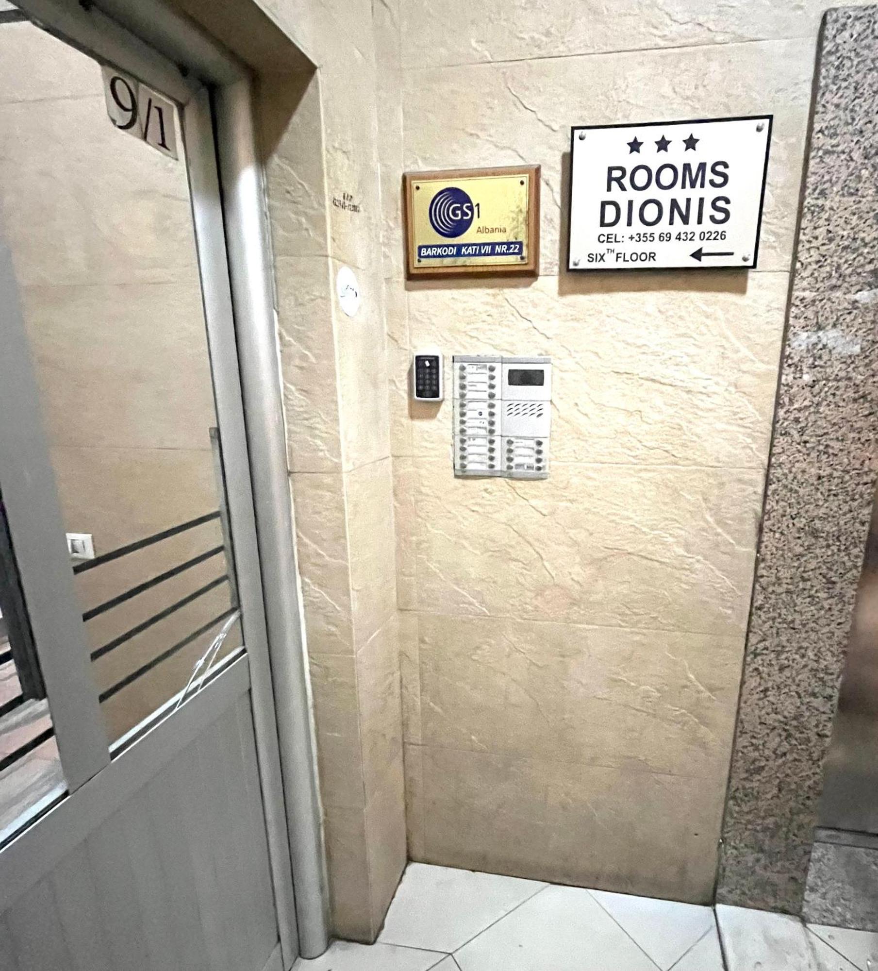 Rooms Dionis Тирана Екстер'єр фото